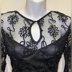 Black cocktail dress